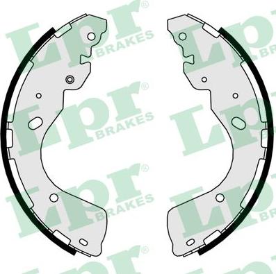 LPR 01073 - Brake Shoe Set autospares.lv