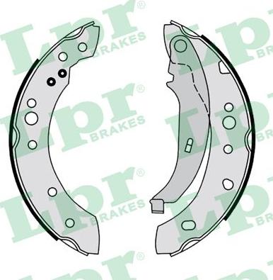 LPR 01161 - Brake Shoe Set autospares.lv