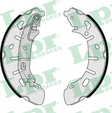 LPR 01101 - Brake Shoe Set autospares.lv