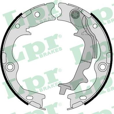 LPR 01116 - Brake Shoe Set, parking brake autospares.lv