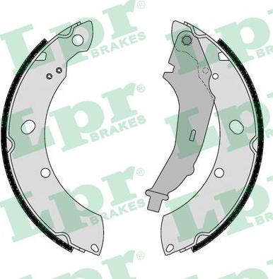 LPR 01182 - Brake Shoe Set autospares.lv