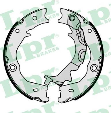 LPR 01138 - Brake Shoe Set, parking brake autospares.lv