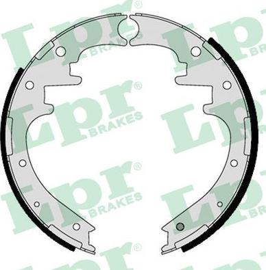 LPR 01125 - Brake Shoe Set autospares.lv