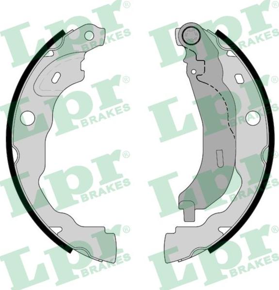 LPR 01216 - Brake Shoe Set autospares.lv