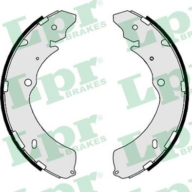 LPR 08910 - Brake Shoe Set autospares.lv