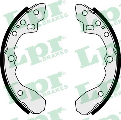 LPR 08490 - Brake Shoe Set autospares.lv