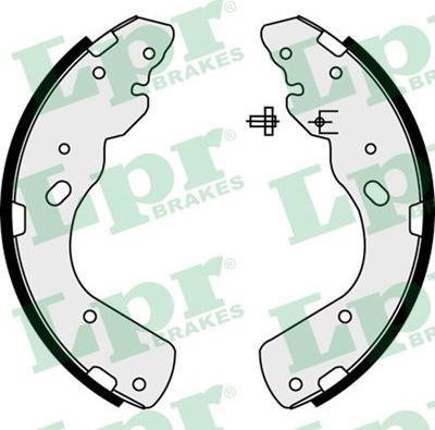 LPR 08450 - Brake Shoe Set autospares.lv