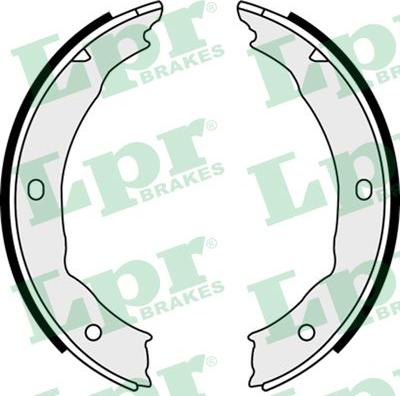 LPR 08400 - Brake Shoe Set, parking brake autospares.lv