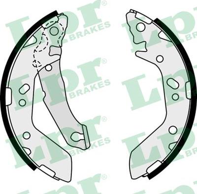 LPR 08480 - Brake Shoe Set autospares.lv