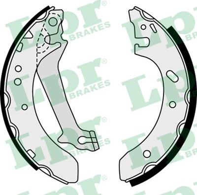 LPR 08520 - Brake Shoe Set autospares.lv