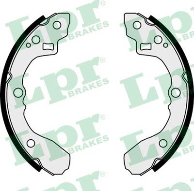 LPR 08060 - Brake Shoe Set autospares.lv