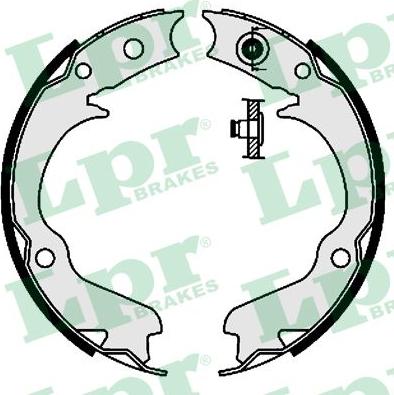 LPR 08360 - Brake Shoe Set, parking brake autospares.lv