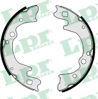 LPR 08270 - Brake Shoe Set autospares.lv