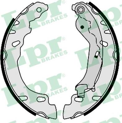 LPR 08780 - Brake Shoe Set autospares.lv