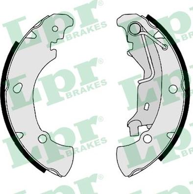 LPR 08770 - Brake Shoe Set autospares.lv