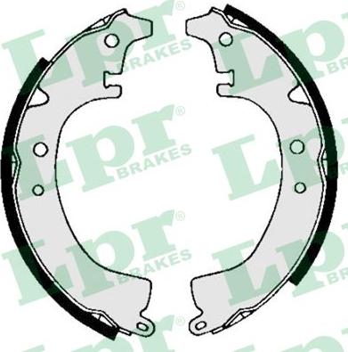 LPR 03510 - Brake Shoe Set autospares.lv