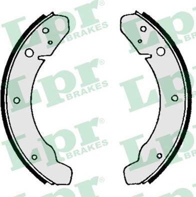 LPR 03890 - Brake Shoe Set autospares.lv