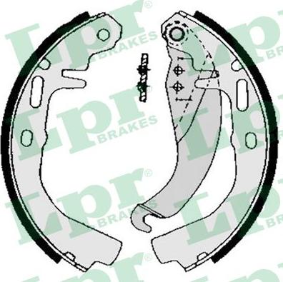 LPR 02500 - Brake Shoe Set autospares.lv