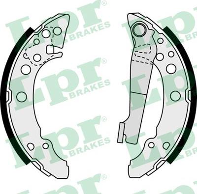 LPR 07940 - Brake Shoe Set autospares.lv