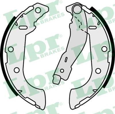 LPR 07500 - Brake Shoe Set autospares.lv