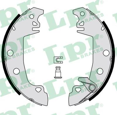 LPR 07520 - Brake Shoe Set autospares.lv