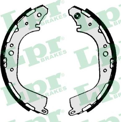 LPR 07040 - Brake Shoe Set autospares.lv