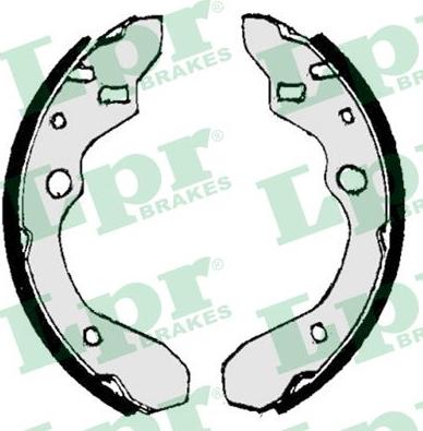 LPR 07010 - Brake Shoe Set autospares.lv