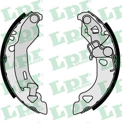 LPR 07080 - Brake Shoe Set autospares.lv