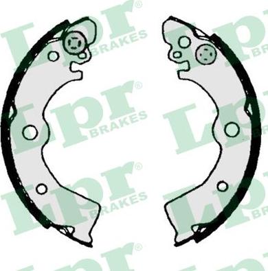 LPR 07030 - Brake Shoe Set autospares.lv