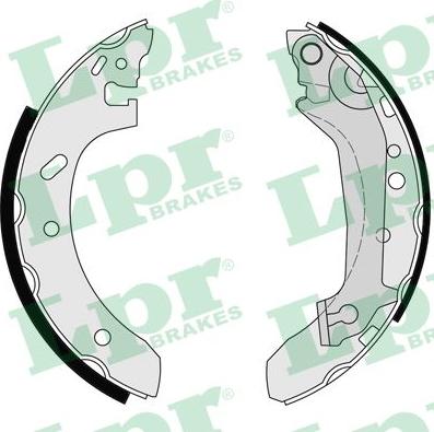 LPR 07155 - Brake Shoe Set autospares.lv