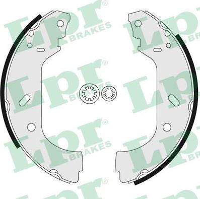 LPR 07150 - Brake Shoe Set autospares.lv