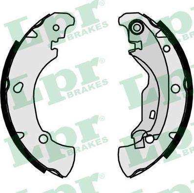 LPR 07160 - Brake Shoe Set autospares.lv