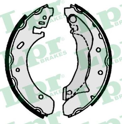 LPR 07100 - Brake Shoe Set autospares.lv