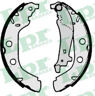 LPR 07180 - Brake Shoe Set autospares.lv