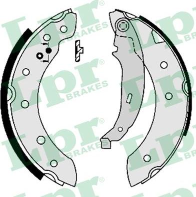 LPR 07130 - Brake Shoe Set autospares.lv