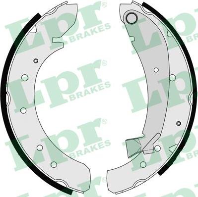 LPR 07120 - Brake Shoe Set autospares.lv