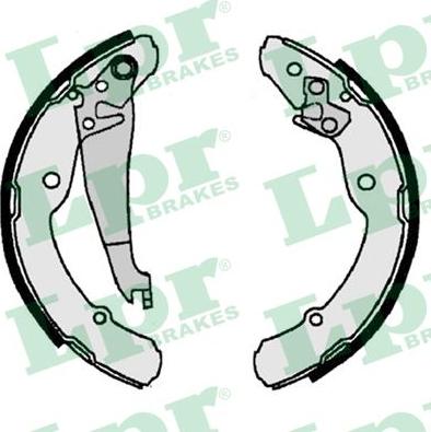 LPR 07300 - Brake Shoe Set autospares.lv