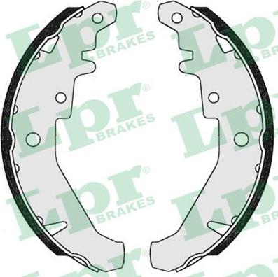 LPR 07310 - Brake Shoe Set autospares.lv