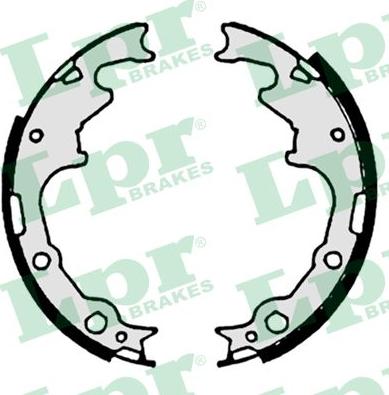 LPR 07240 - Brake Shoe Set autospares.lv