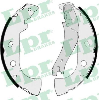 LPR 07250 - Brake Shoe Set autospares.lv