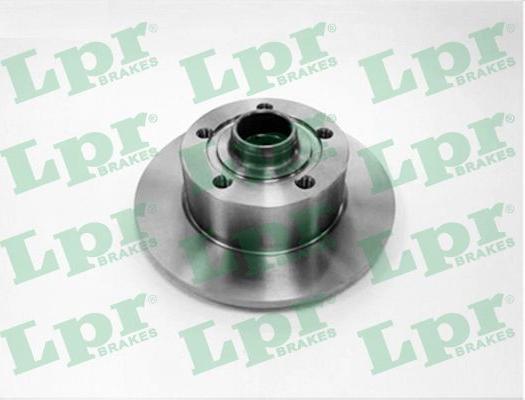 LPR A1481P - Brake Disc autospares.lv
