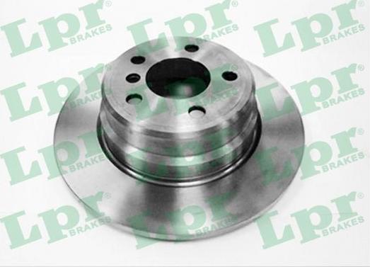 LPR B2511P - Brake Disc autospares.lv