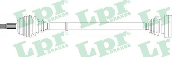 LPR DS51043 - Drive Shaft autospares.lv