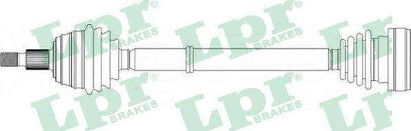 LPR DS51066 - Drive Shaft autospares.lv