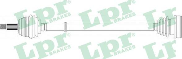 LPR DS51006 - Drive Shaft autospares.lv