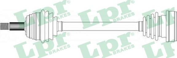 LPR DS51008 - Drive Shaft autospares.lv