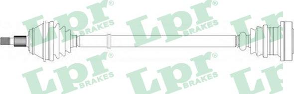 LPR DS51080 - Drive Shaft autospares.lv