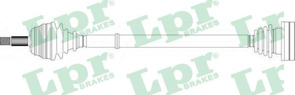 LPR DS51032 - Drive Shaft autospares.lv