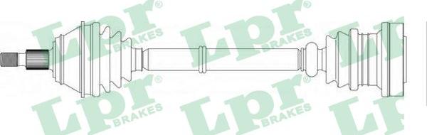 LPR DS51114 - Drive Shaft autospares.lv