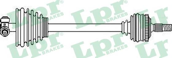 LPR DS52446 - Drive Shaft autospares.lv